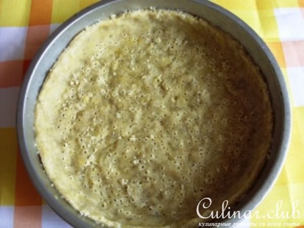 Перечный тарт с курицей и беконом