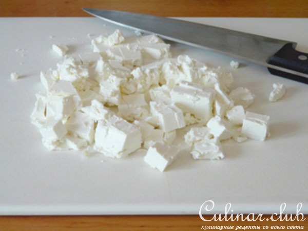 Киш с брокколи и сыром Фета