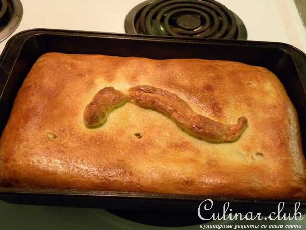 рыбный пирог с рисом