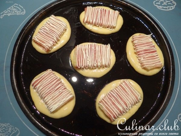 Булочки с картофелем и беконом