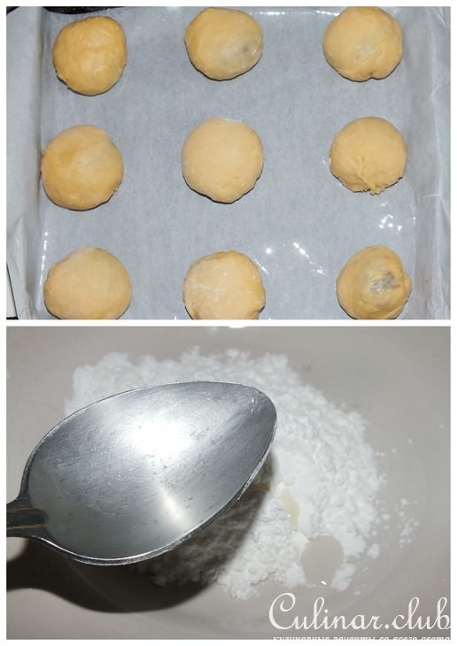 Пряники заварные с шоколадно-сливовой начинкой