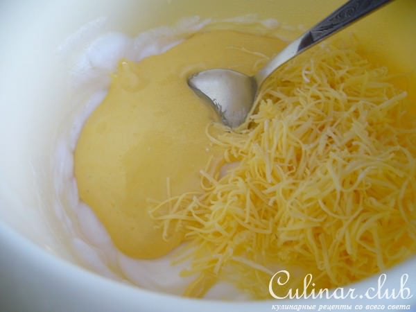 Сырное суфле десертное