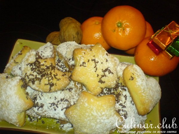 Печенье с орехами на кукурузной муке