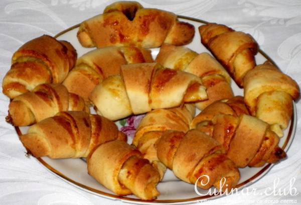 Творожные рогалики