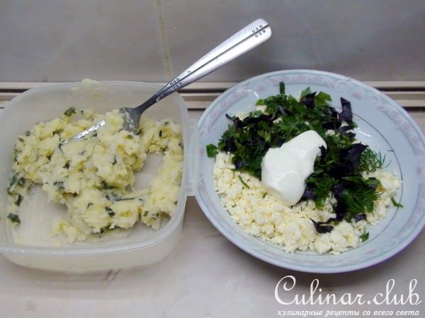 Слоёные пирожки из лаваша с брынзой и картошкой.