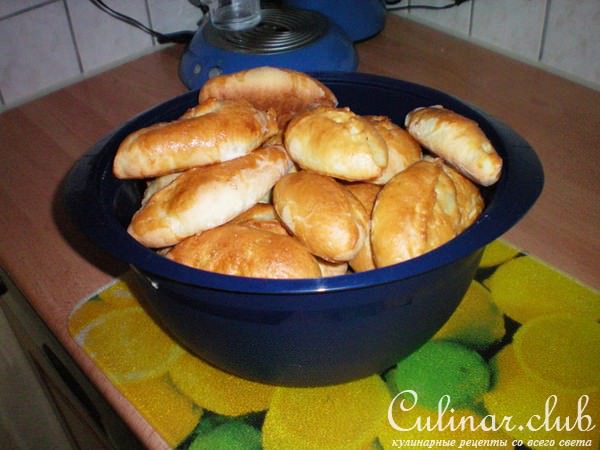 ПИРОЖКИ дрожжевые без расстойки