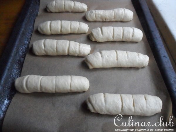 Булочки с плавленным сыром