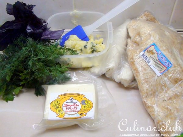 Слоёные пирожки из лаваша с брынзой и картошкой.