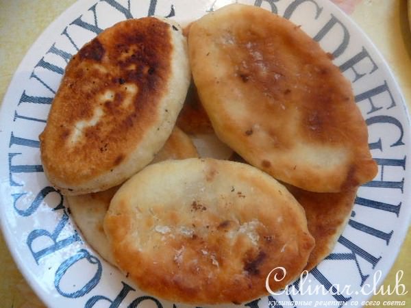 Лапти с рыбой