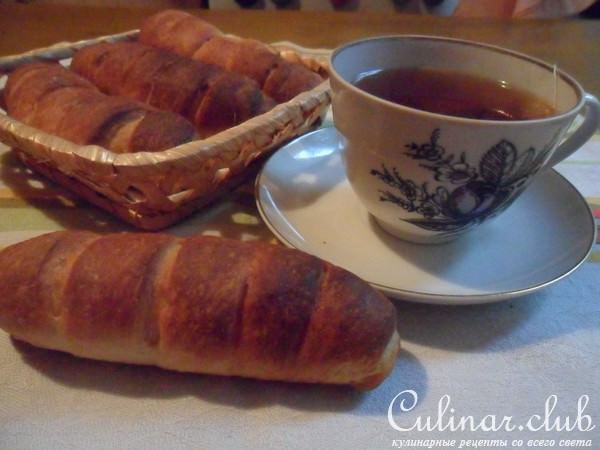 Булочки с плавленным сыром