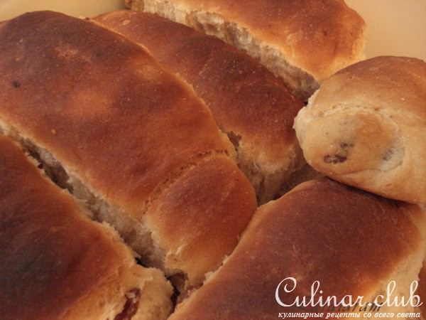 Булочки САЙКА с изюмом