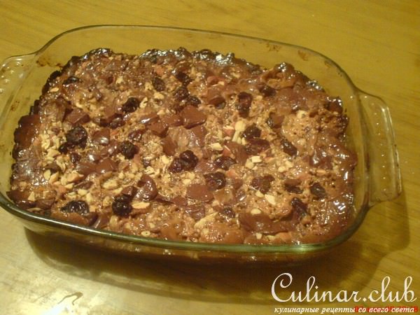 Овсянные пирожные сo сгушенным молоком,орехами и шоколадом