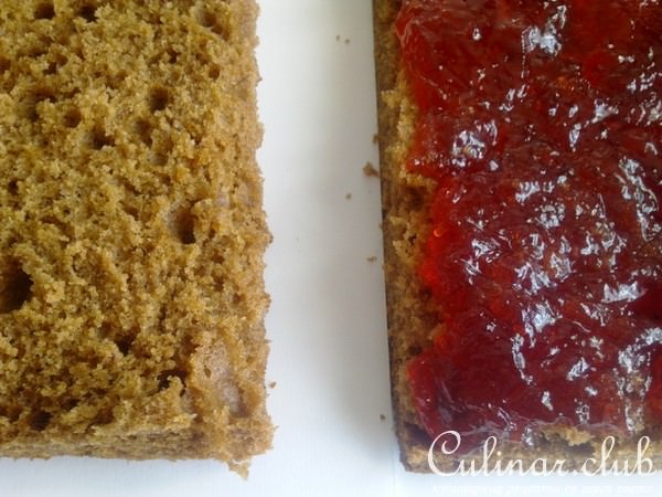 Пряные Медово-Банановые пирожные с джемом и шоколадом