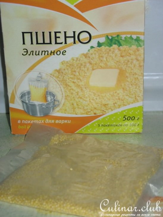 Жаренные палочки из пшенной каши