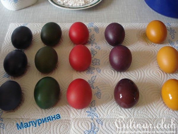Пасхальные яйца ( мой вариант)