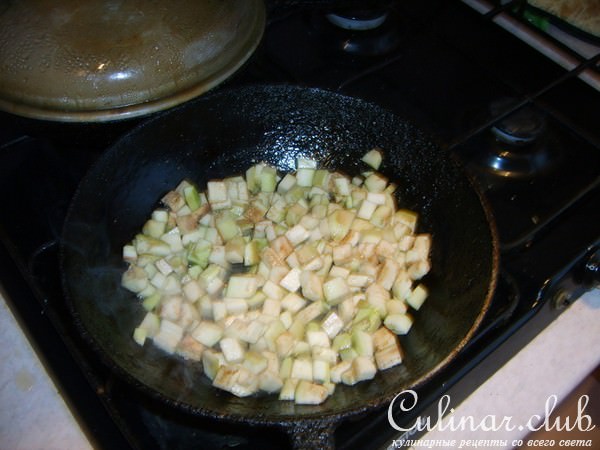 Ризото с овощами и сыром