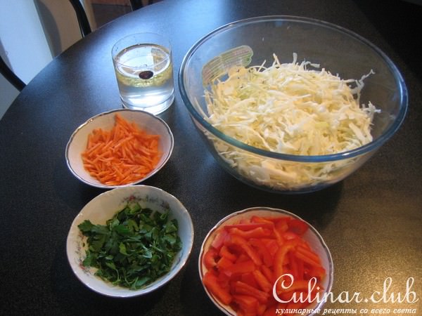 маринованная капуста с сельдереем