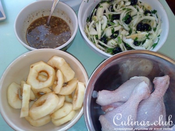 Канкан из куриных ножек.