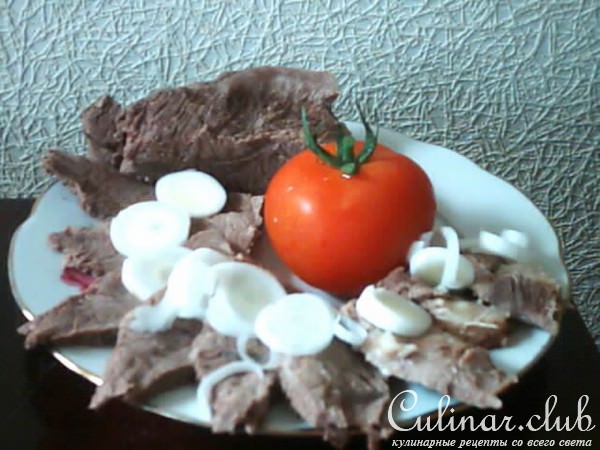 Говядина отварная