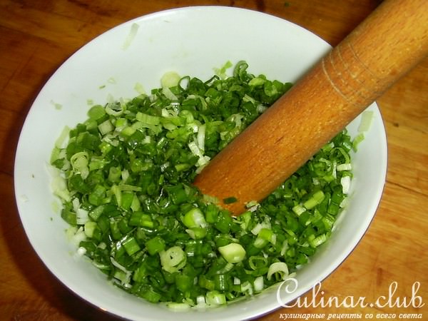 Луковые оладьи