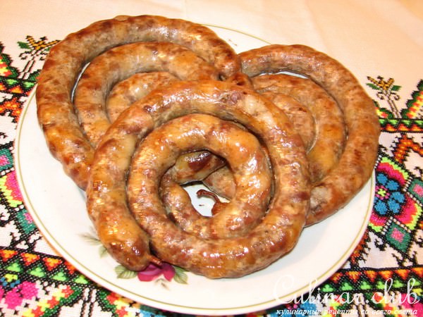 Колбаса домашняя