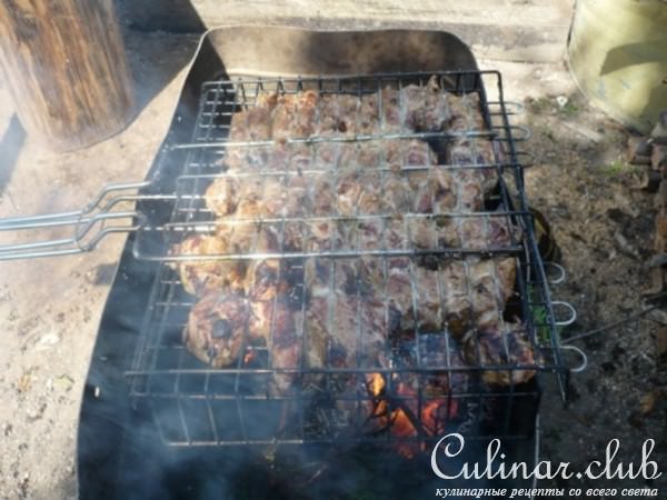 Грудинка а-ля шашлык