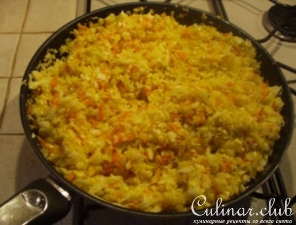 Постные пирожки с капустой