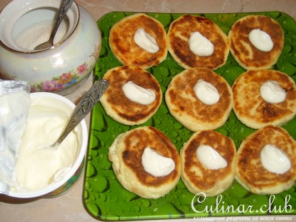 сырники со сметаной