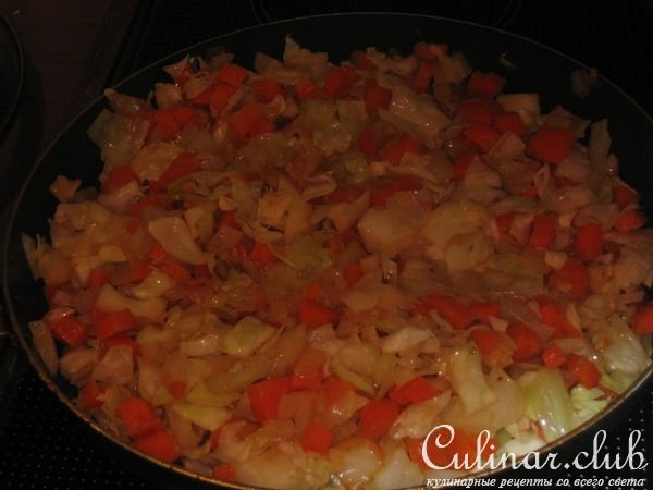 Лапша казахская с капустой