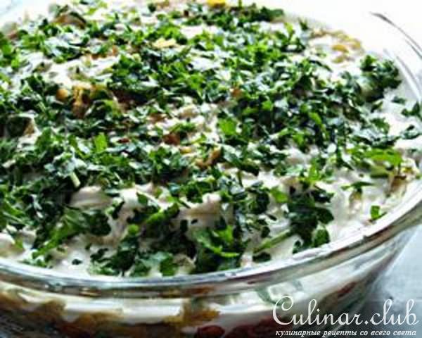 Закуска из кабачков слоёная