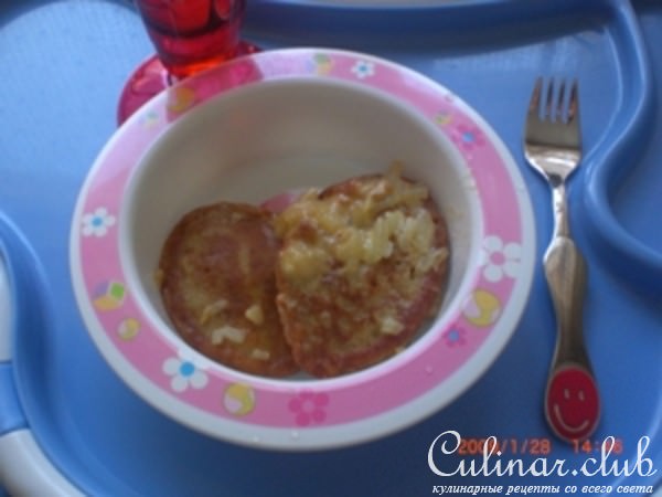 Мясные оладушки для самых маленьких гурманов