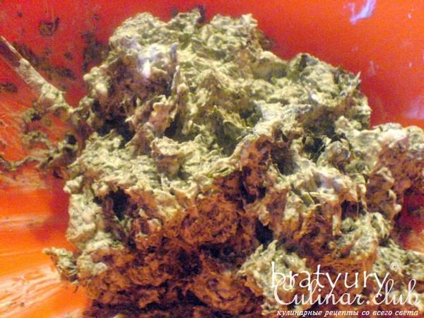 Салат из крапивы и овощей