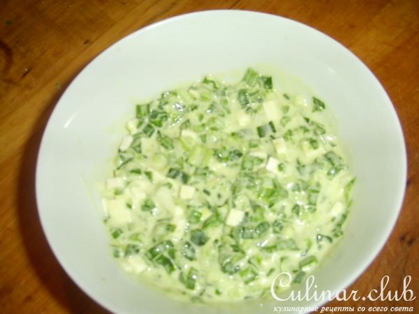 Луковые оладьи