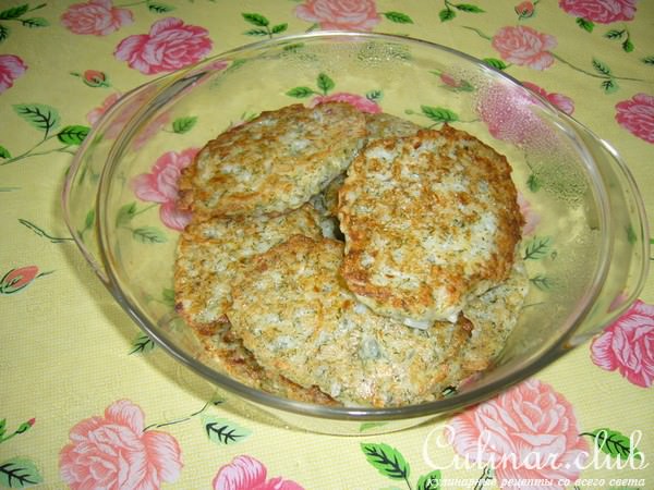 Оладьи рисово-кабачковые.