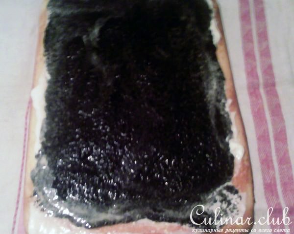 Бисквитный рулет с маком (вариант)