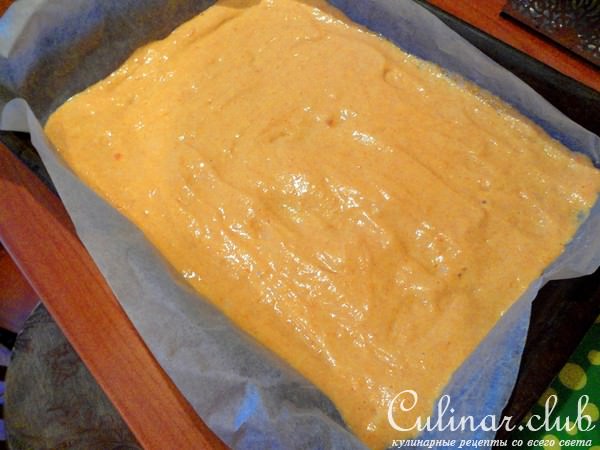 Морковный рулет с нежнейшим кремом из манки