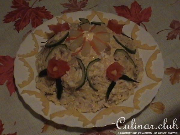 САЛАТ =КУРИНЫЙ С АНАНАСОМ=