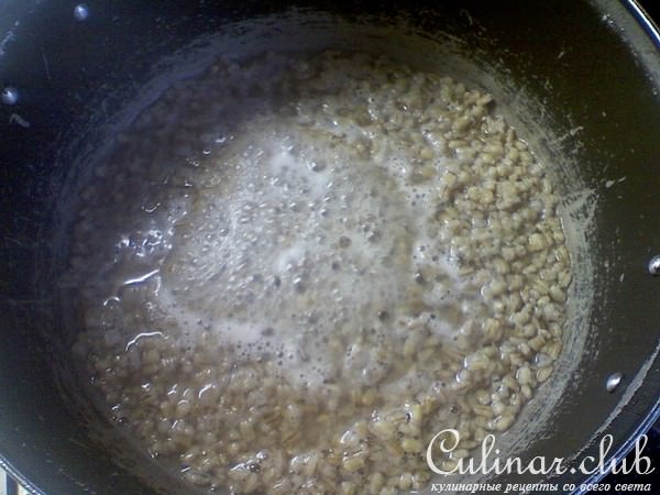 "ВКУСНЯШКА" (салатик из перловки)