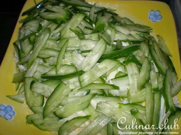 Салат "Белая береза"
