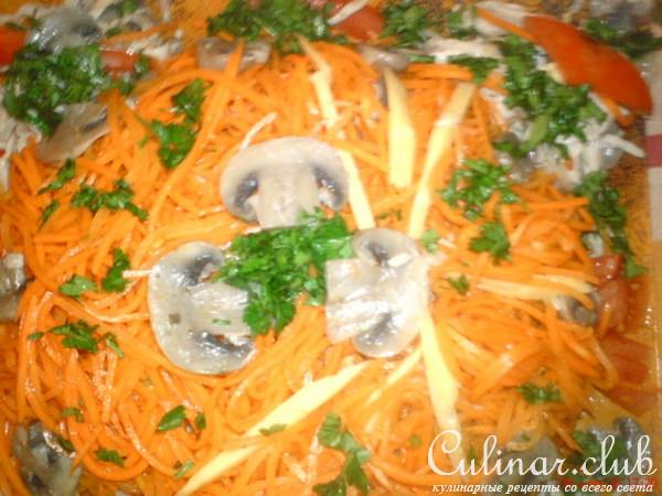 салат куриный с морковкой по-корейски