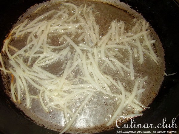 салат"Гнездо"