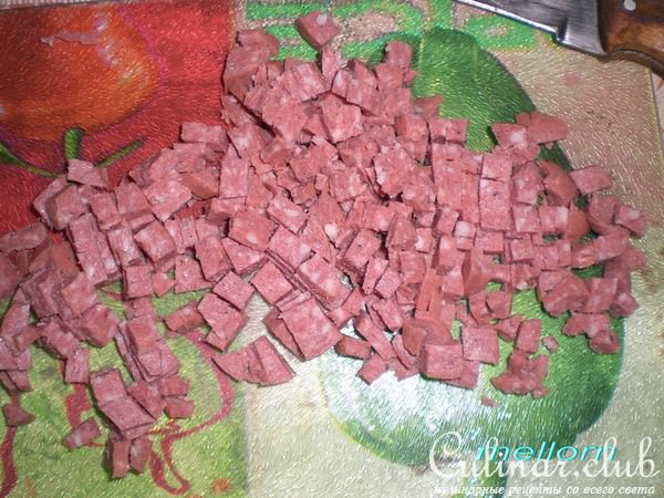 Салат с блинами (вариант)
