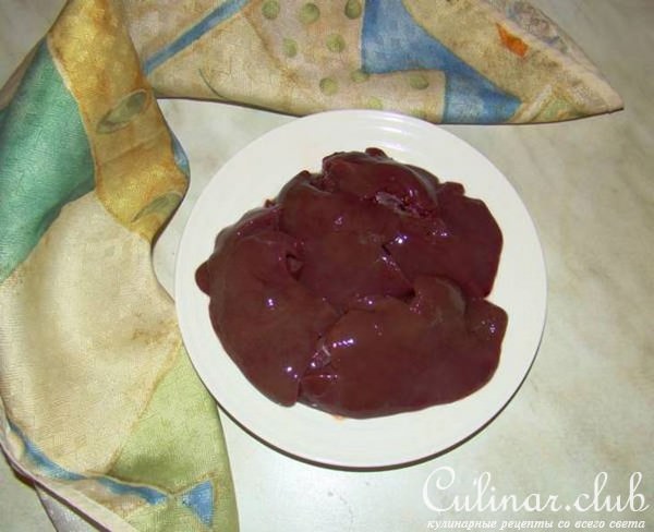 Оливье с печенью