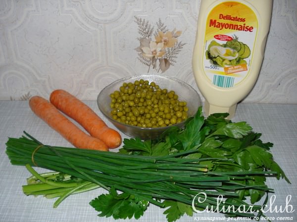 Морковь на горошине