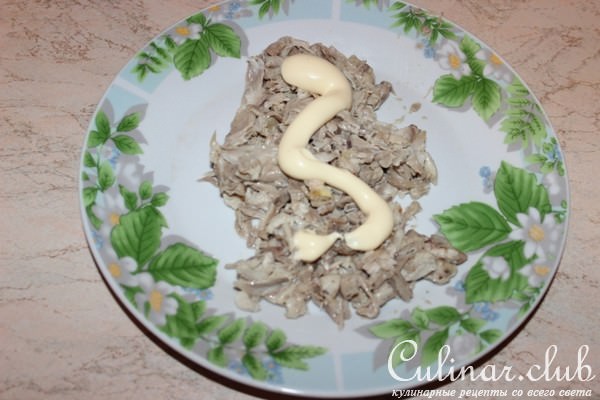 Елочка с лисичками