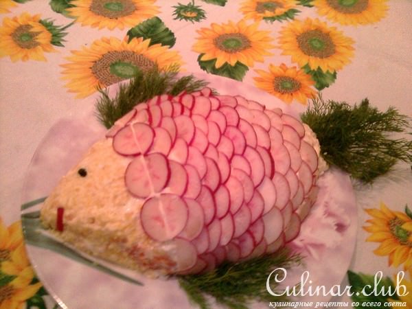 салат"Красная рыбка"