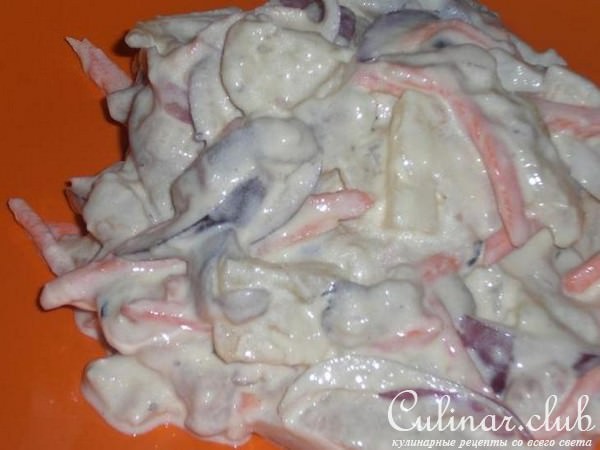 Сельдь с ананасами.