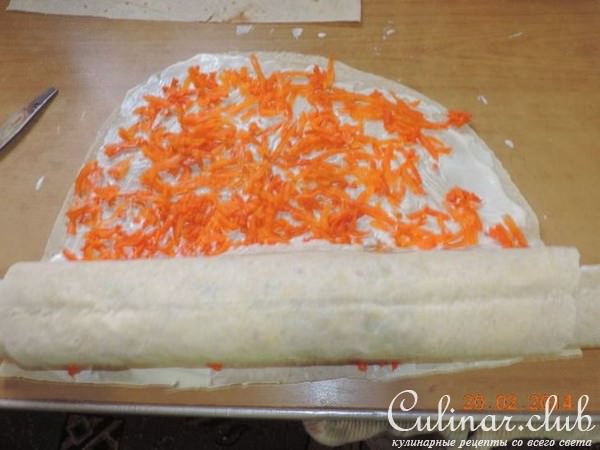 салат "МИМОЗА" в лаваше