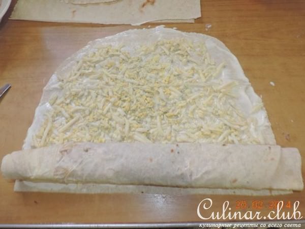 салат "МИМОЗА" в лаваше