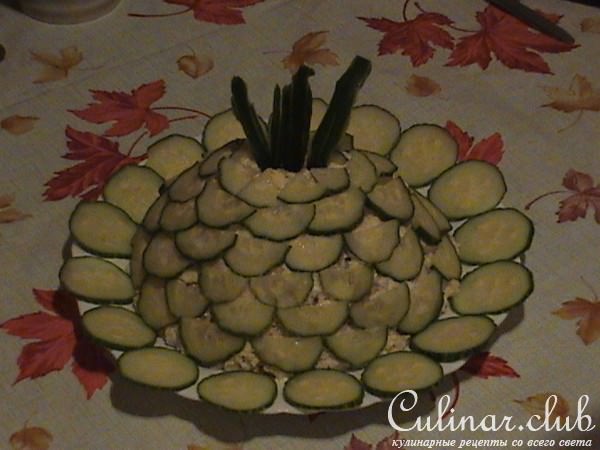 САЛАТ =КУРИНЫЙ С АНАНАСОМ=